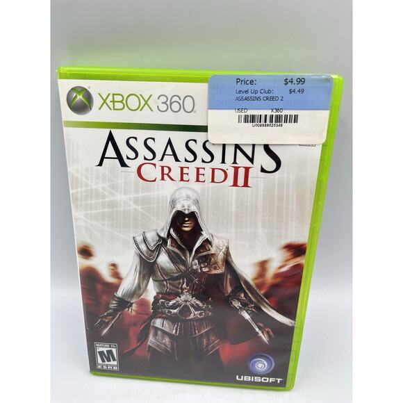 Assassin's Creed 2 (Microsoft Xbox 360, 2009) CIB Compatible With Xbox One - Picture 1 of 6